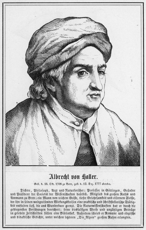 Albrecht von Haller (gravür) by German School