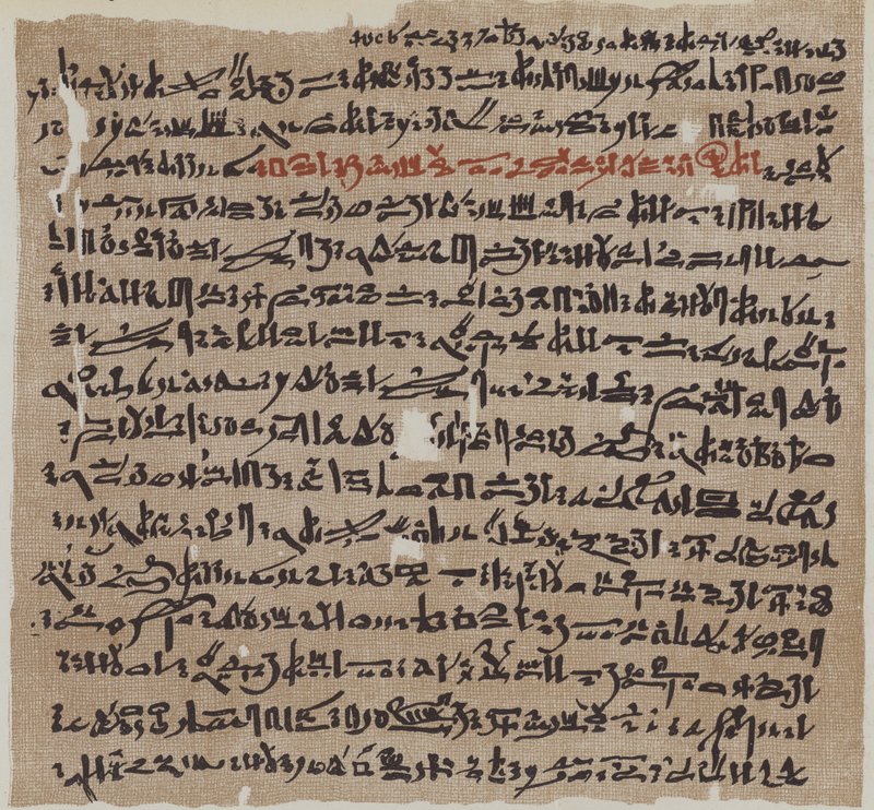 Eski Mısır papirüsü by German School