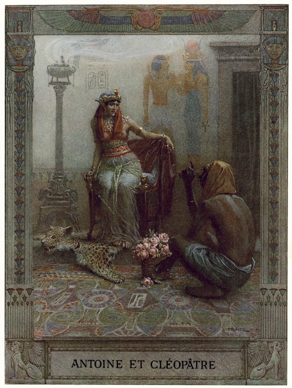 Antonius ve Kleopatra by German School