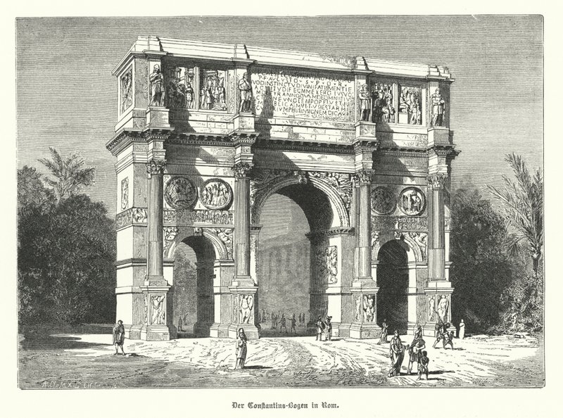 Konstantin Kemeri, Roma (gravür) by German School