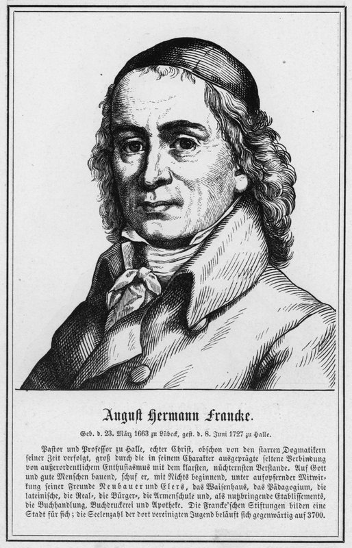 Ağustos Hermann Francke (gravür) by German School