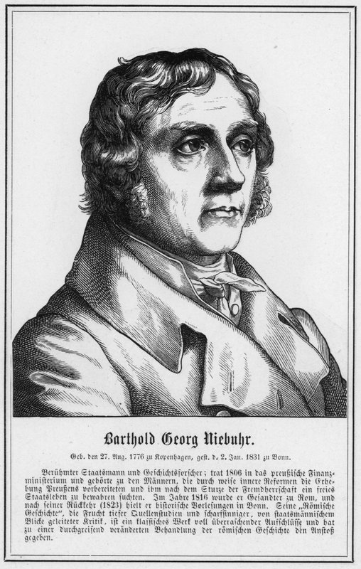 Barthold Georg Niebuhr (gravür) by German School