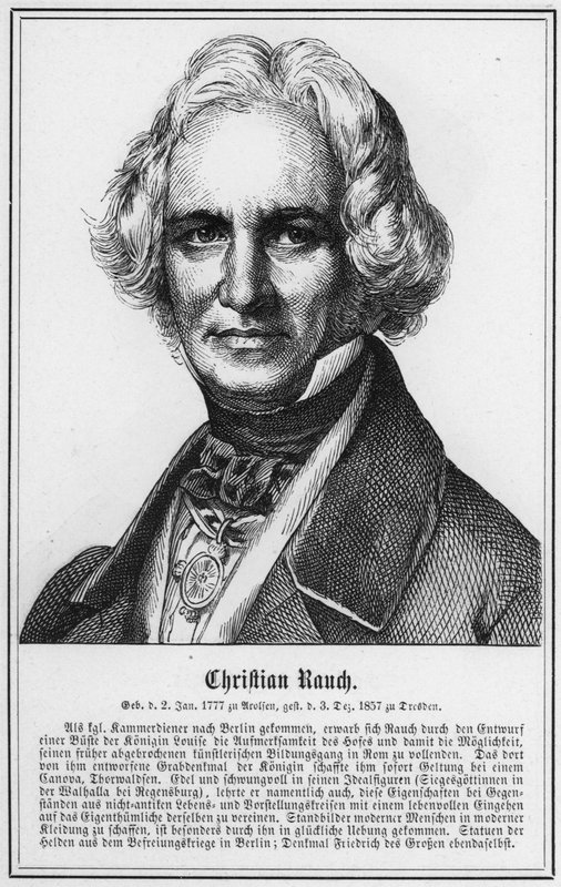 Christian Rauch (gravür) by German School