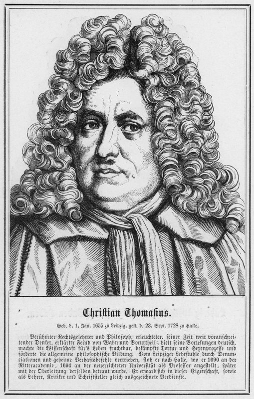 Christian Thomahus (gravür) by German School