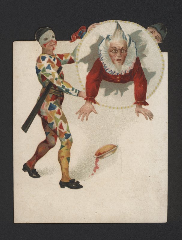 Palyaçolar (kromolitho) by German School