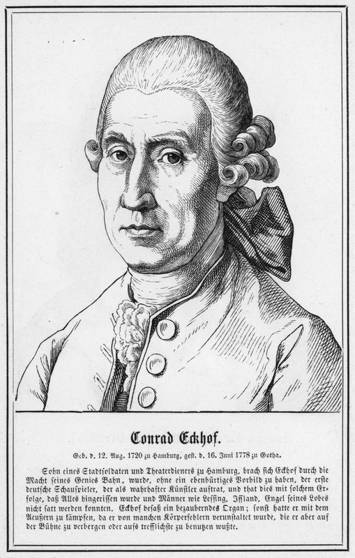 Conrad Eckhof (gravür) by German School