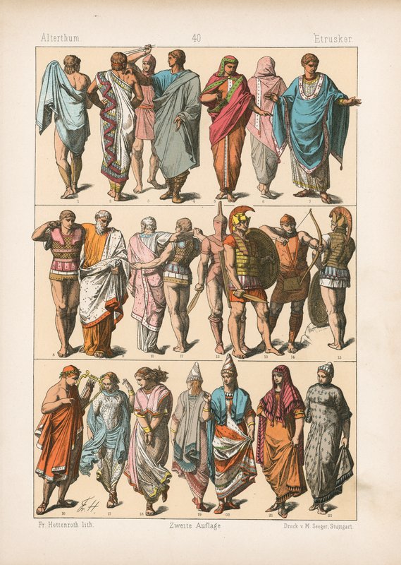 Costume. by German School