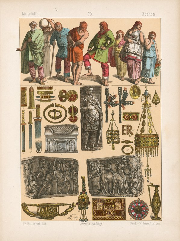 Kostüm. by German School