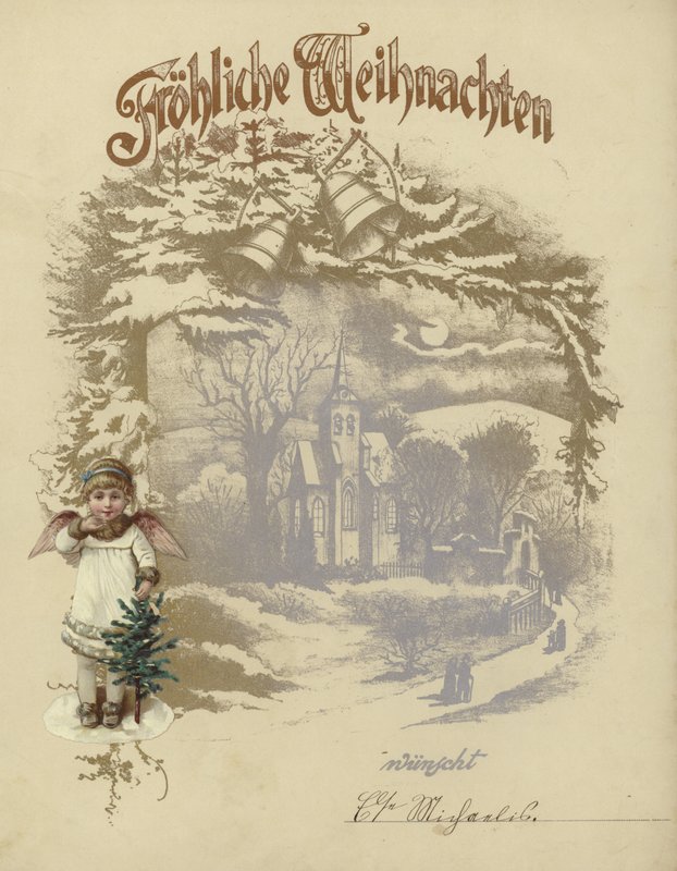 Alman Noel kartı by German School
