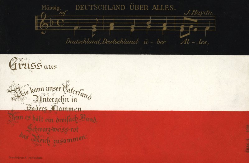 Alman milli marşı (renkli taş) by German School