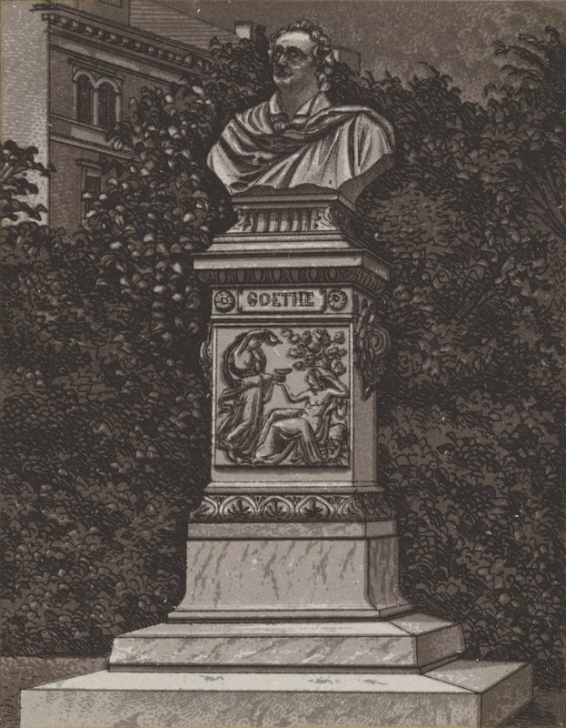 Goethe-Denkmal (taş) by German School