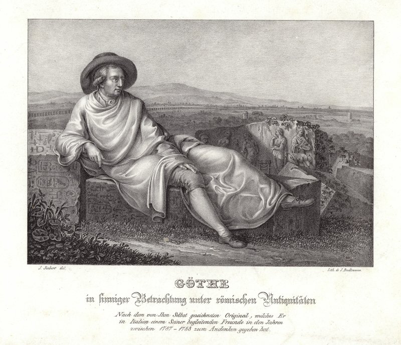 Goethe by German School
