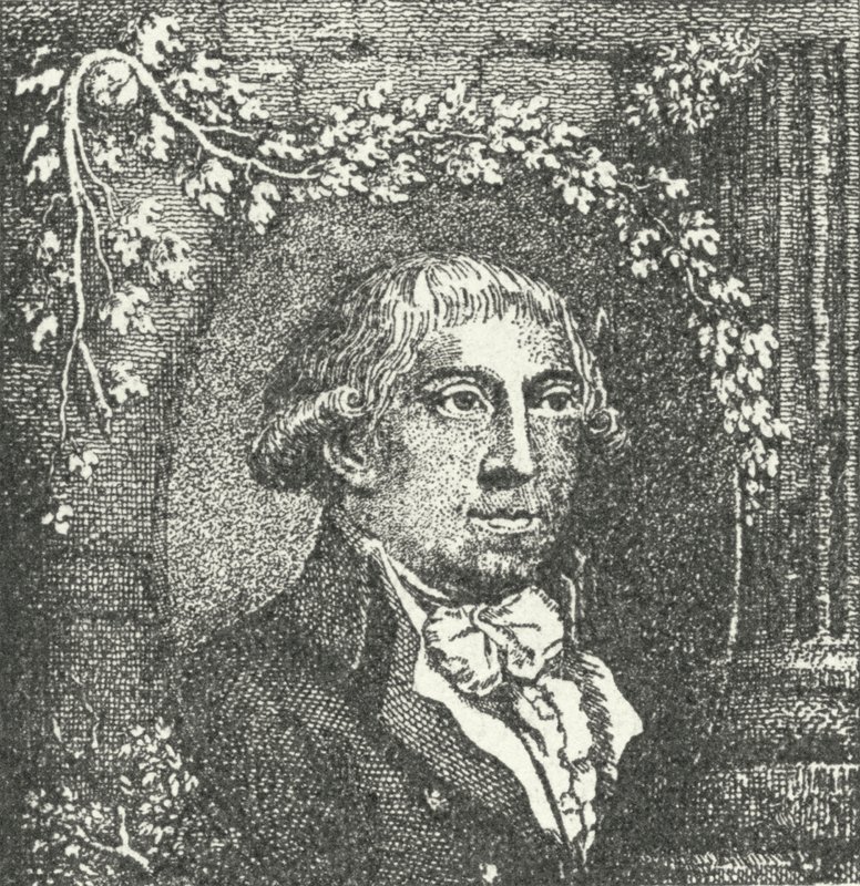 Gottfried August Burger, Alman şair (gravür) by German School