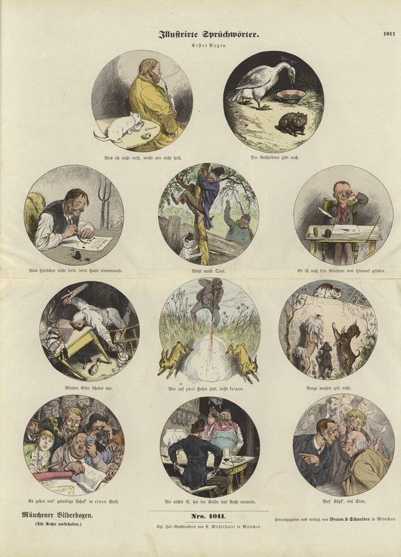 resimli atasözleri by German School