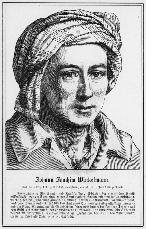Johann Joachim Winkelmann (gravür) by German School