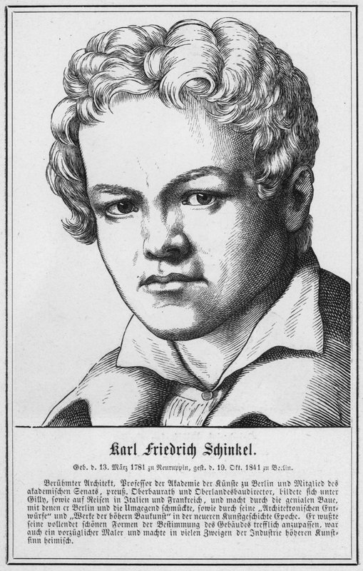 Karl Friedrich Schinkel (gravür) by German School