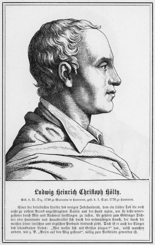 Ludwig Heinrich Christoph Holty (gravür) by German School