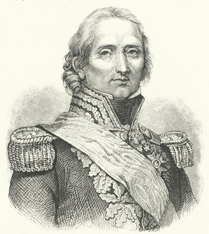 Mareşal Nicolas Soult, Fransız askeri (gravür) by German School