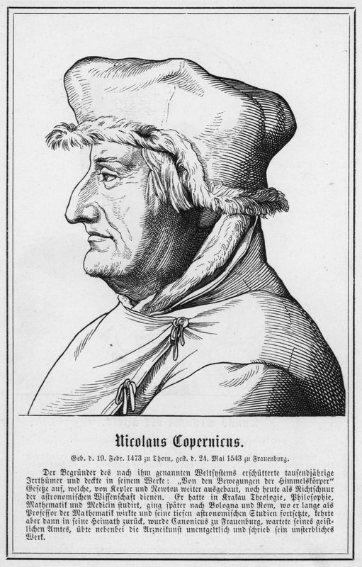Nicolaus Copernicus (gravür) by German School