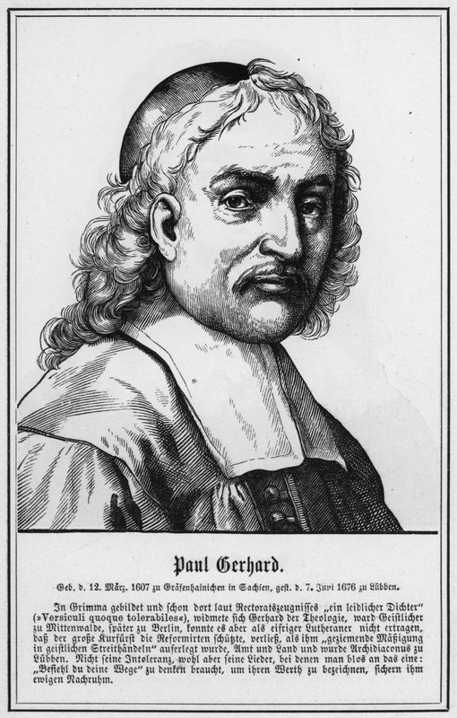 Paul Gerhard (gravür) by German School