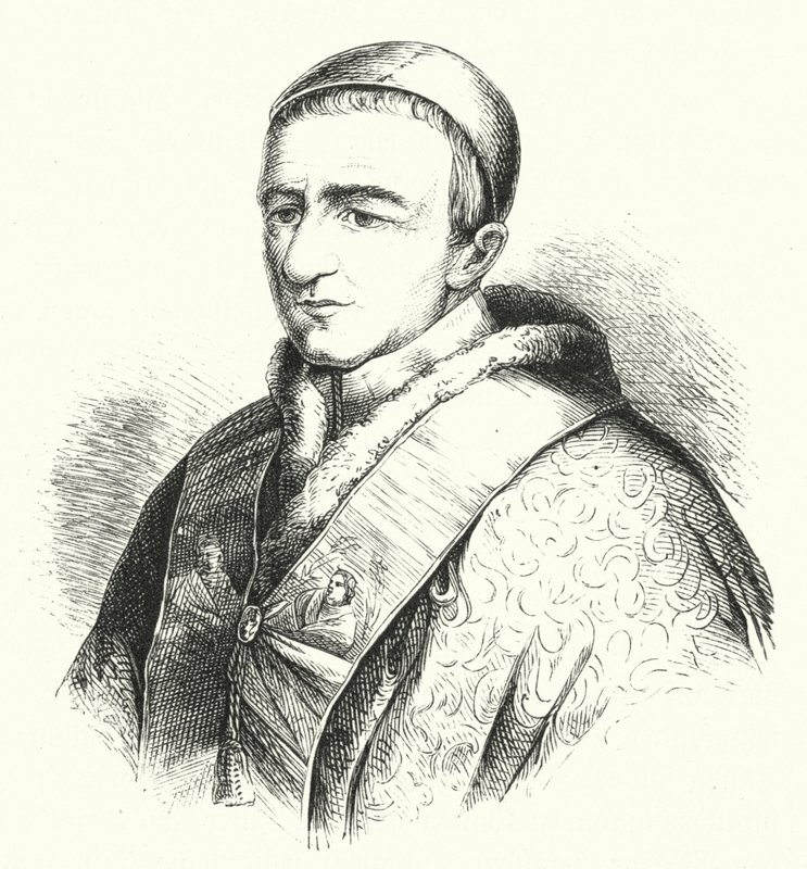 Papa Gregory XVI (gravür) by German School