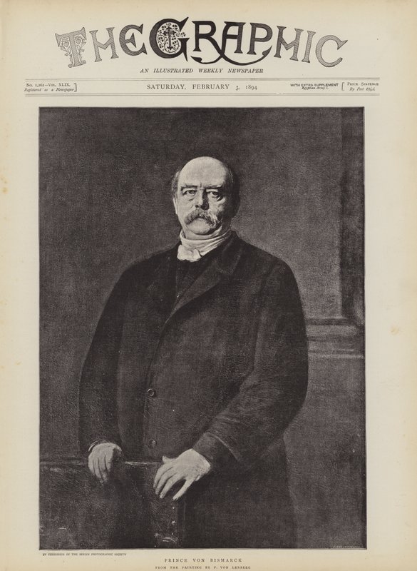 Prens Von Bismarck (taş) by German School