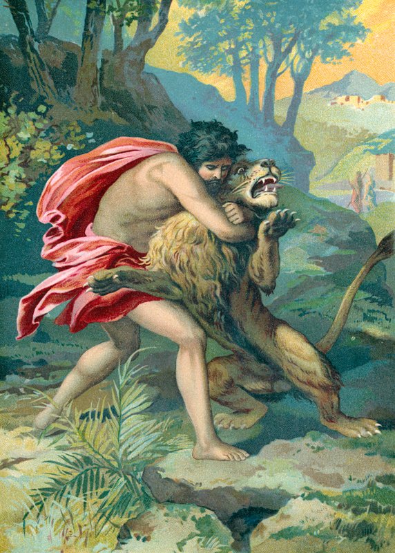 Samson ve aslan by German School