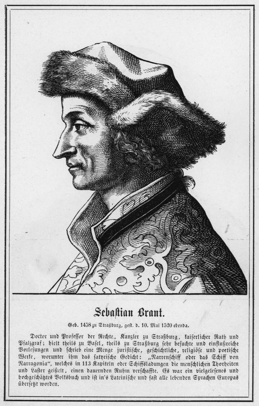 Sebastian Brant (gravür) by German School