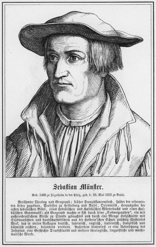 Sebastian Münster (gravür) by German School