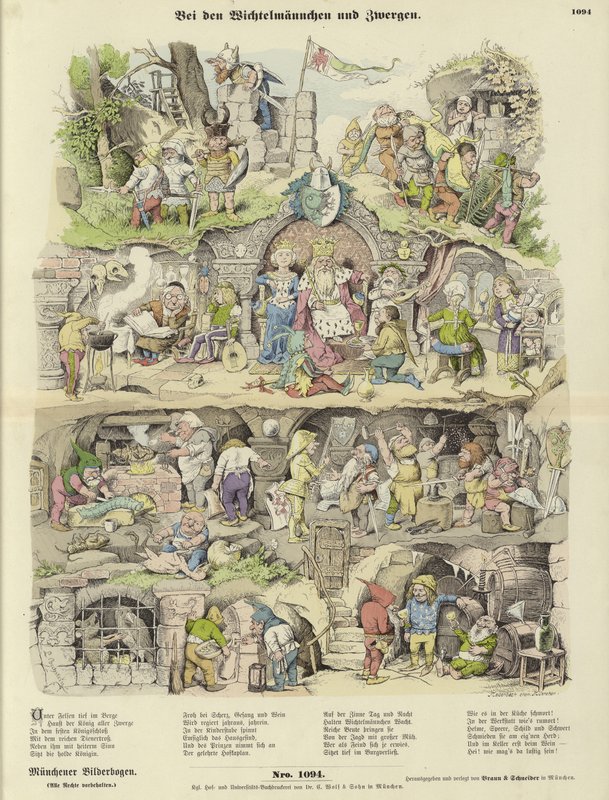 Elfler ve Cüceler by German School