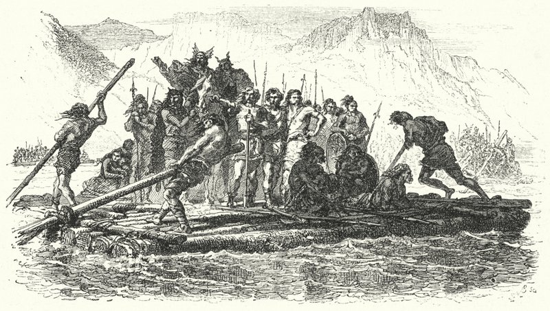 Almanlar (gravür) by German School