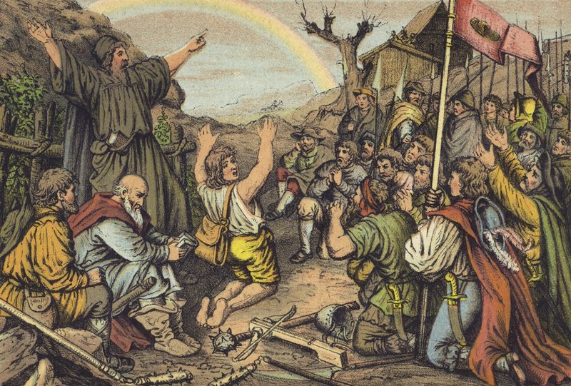 Köylü İsyanı (chromolitho) by German School