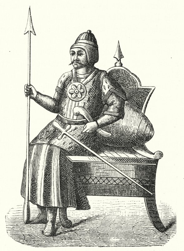 Timur, Moğol askeri lideri (gravür) by German School