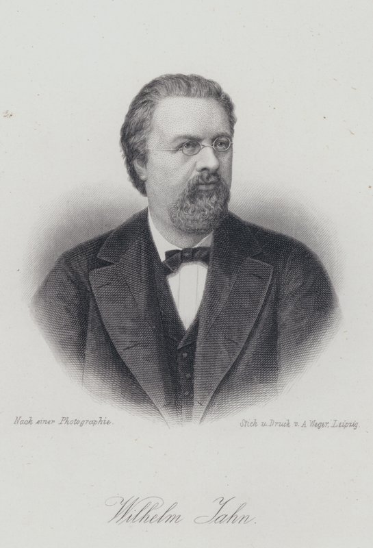 Wilhelm Jahn, Avusturya-Macaristan orkestra şefi (gravür) by German School