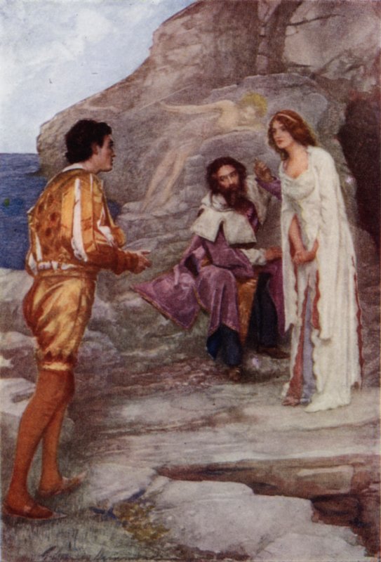 Fırtına (renkli lito) by Gertrude E. Demain (after) Hammond