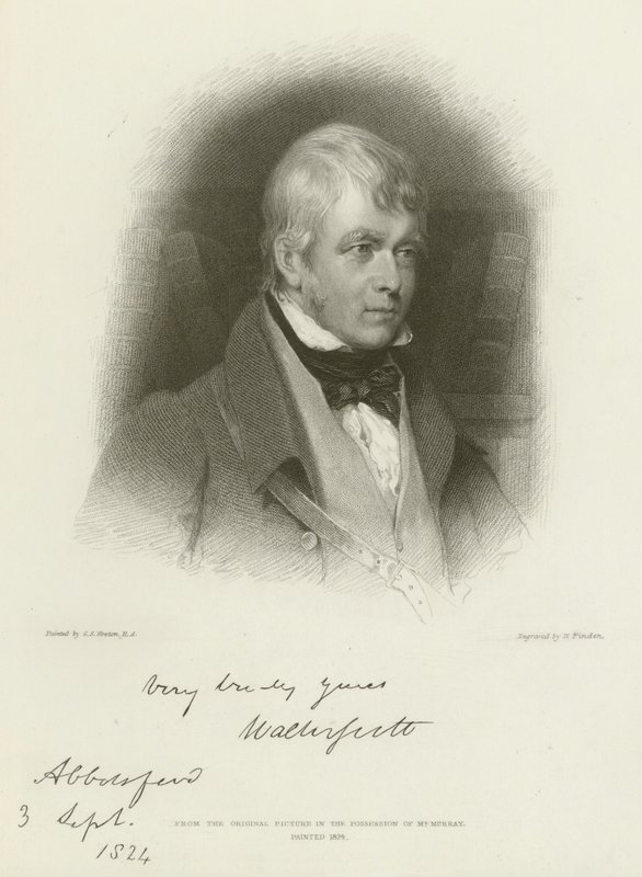 Sör Walter Scott by Gilbert Stuart Newton