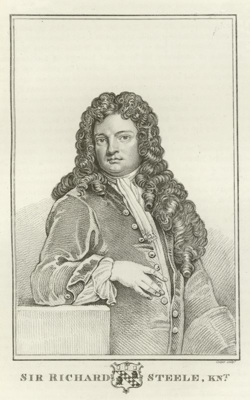 Sir Richard Steele, Şövalye by Godfrey Kneller