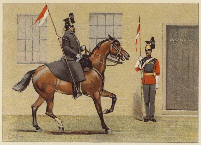 16. (Kraliçeler) Mızraklılar by Godfrey Douglas Giles