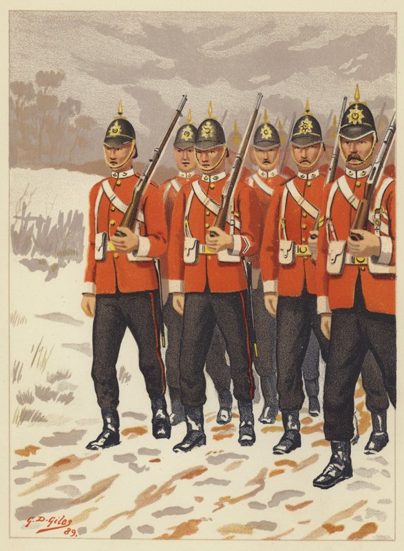 68, Durham Hafif Piyade by Godfrey Douglas Giles