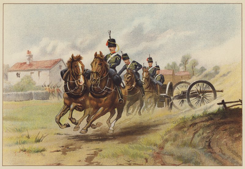 Kraliyet Atlı Topçu by Godfrey Douglas Giles