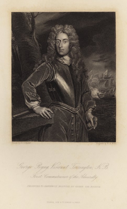 ಜಾರ್ಜ್ ಬೈಂಗ್ ವಿಸ್ಕೌಂಟ್ ಟೊರಿಂಗ್ಟನ್ ಟರ್ಕ್ by Godfrey Kneller