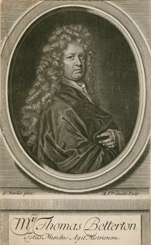 Bay Thomas Betterton, aktör by Godfrey Kneller