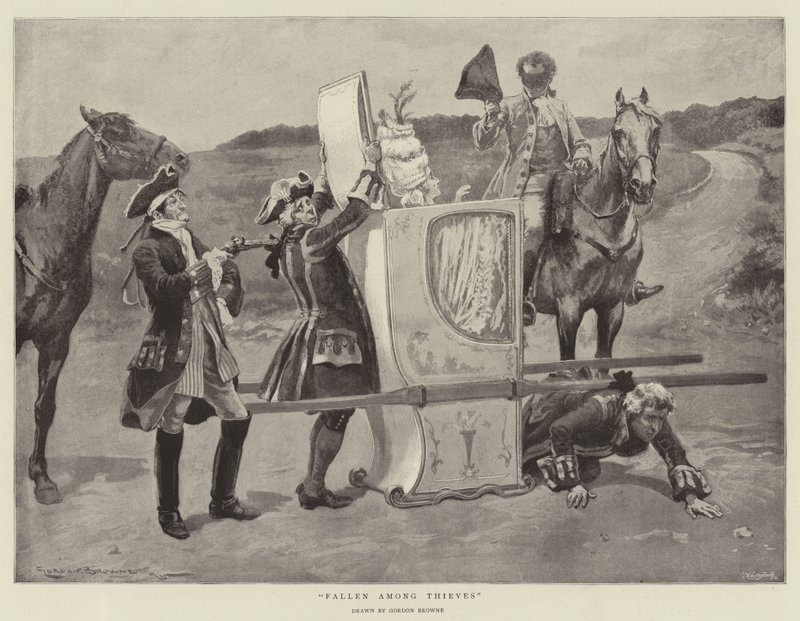 Hırsızlar arasında düştü by Gordon Frederick Browne
