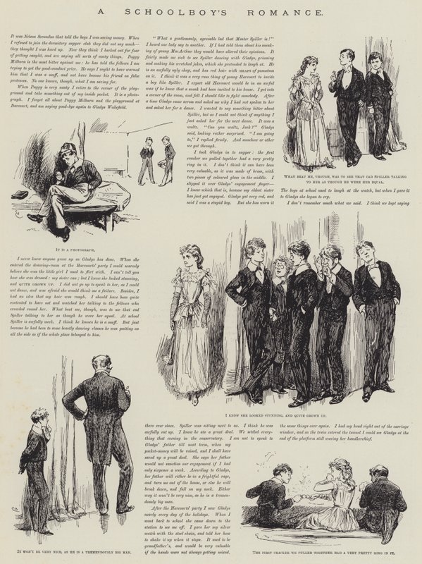 Bir Okul Çocuğunun Romantizmi by Gordon Frederick Browne