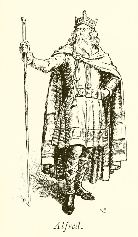Kral Büyük Alfred by Gordon Frederick Browne