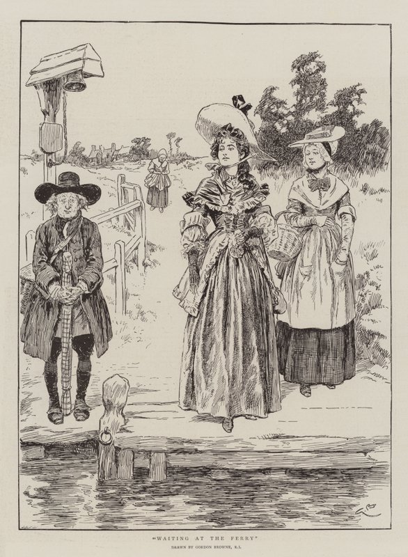 Feribotta Beklemek by Gordon Frederick Browne