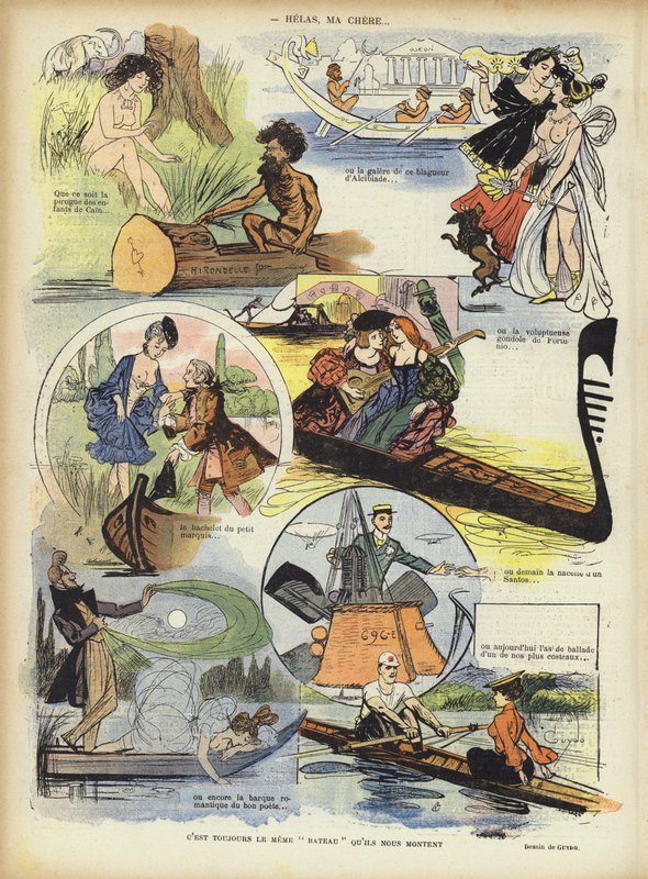 Le Rire için İllüstrasyon by Guillaume Le Barrois dOrgeval