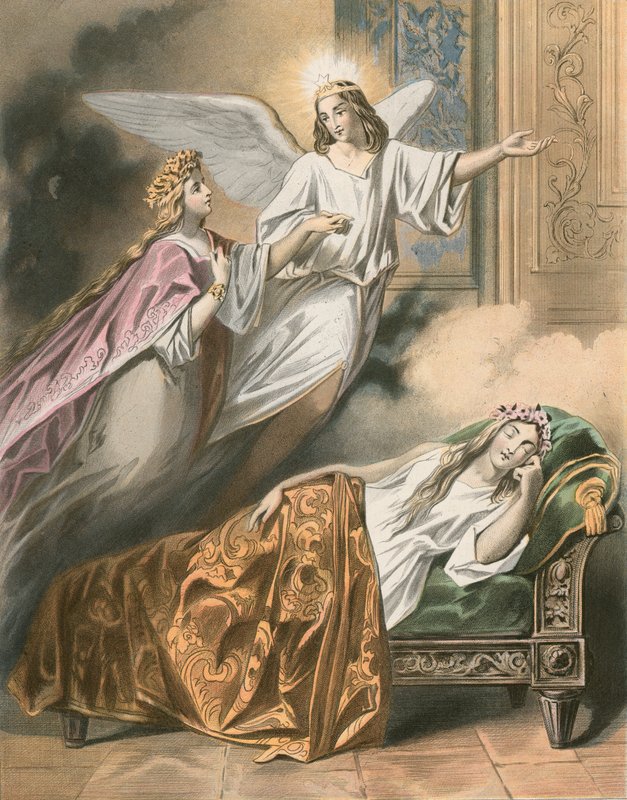 Barış odasında Merhamet Rüyası by Gustav Bartsch