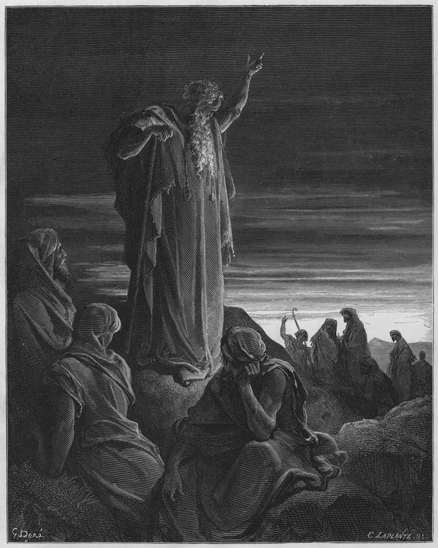 Gustave Dore Biblían: Sýnin um dal þurra beina by Gustave Dore