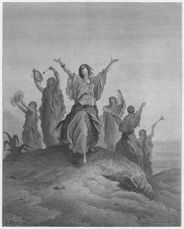 Leikari standandi (söngvari) by Gustave Dore